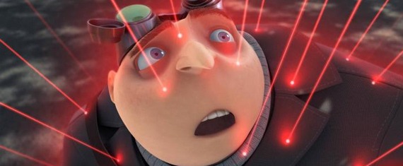 Despicable Me lasers
