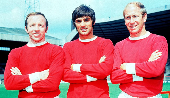 George Best, Denis Law, and Bobby Charlton